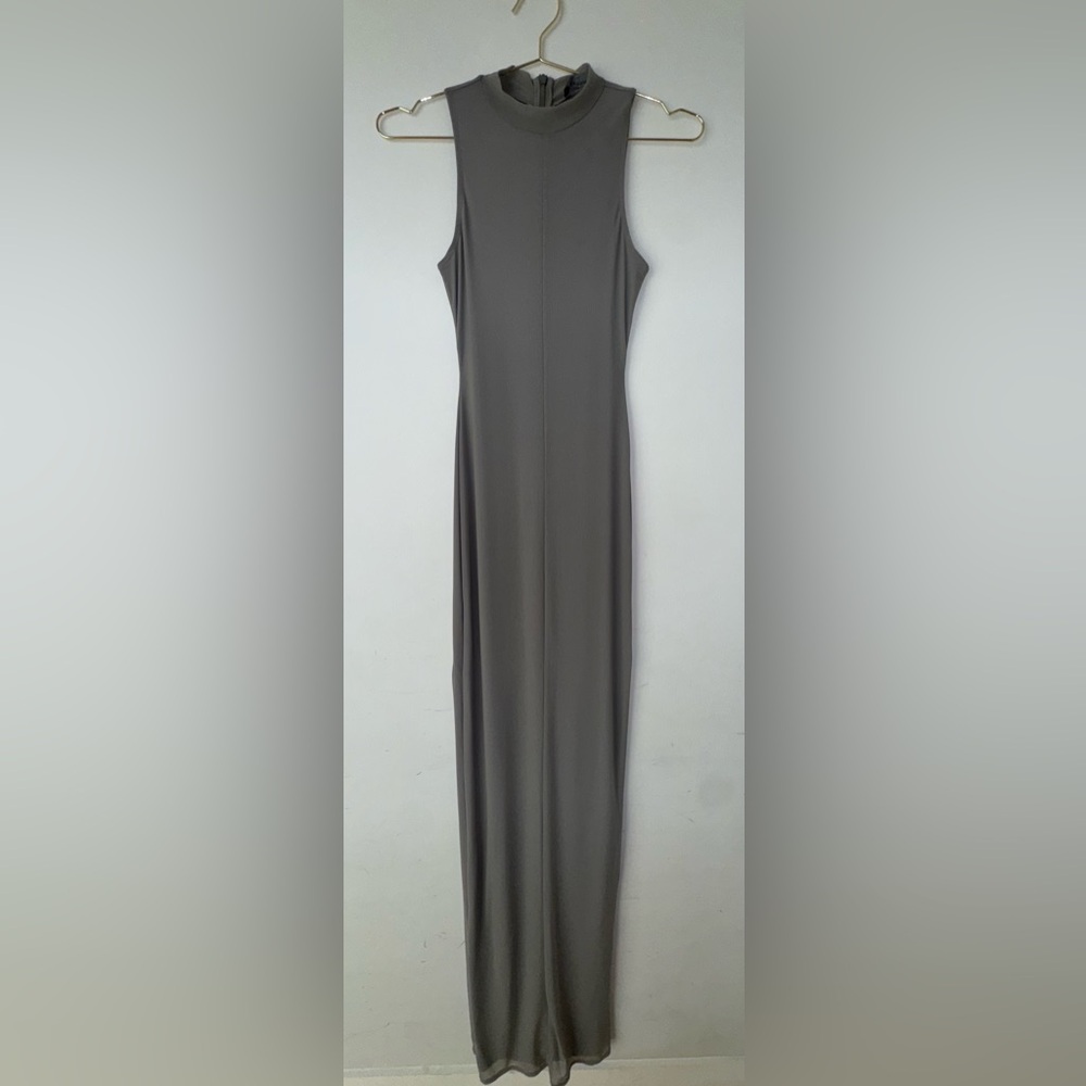 Naked Wardrobe Charcoal Maxi Dress